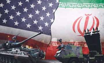 صورة رمزية تعبر عن التصعيد العسكري والتوتر الجيوسياسي بين واشنطن وطهران